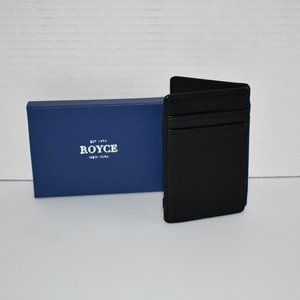 Royce New York Black Magic Leather Wallet NIB